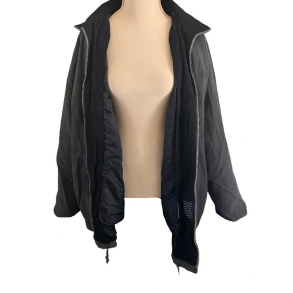 London Fog Gray Jacket Size 1X Reg Winter Pockets Vintage Fully Lined Hooded - Picture 1 of 14